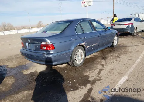 2001 BMW 530Ia z USA, uszkodzony, nr VIN WBADT63451CF11987